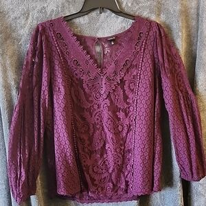Torrid Purple Lace Women's Top